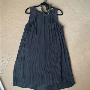 RW & Co Navy pleated dress